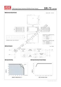 DR-75-48 Datasheet Page 2