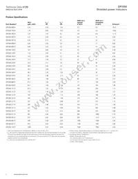 DR1050-821-R Datasheet Page 2