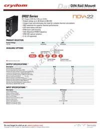 DR2220D30U Datasheet Cover