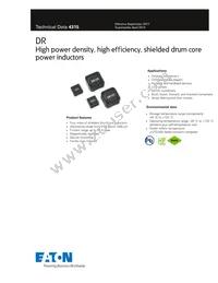 DR74-101 Datasheet Cover