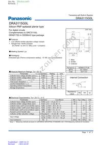 DRA3115G0L Datasheet Cover