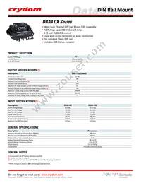 DRA4-CX240D5 Datasheet Cover