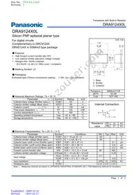 DRA9124X0L Datasheet Cover