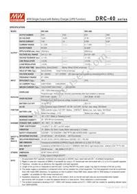 DRC-40B Datasheet Page 2