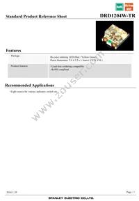 DRD1204W-TR Datasheet Cover