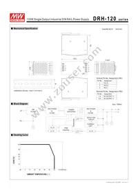 DRH-120-24 Datasheet Page 2