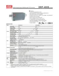 DRP-480S-24 Datasheet Cover