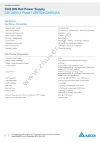 DRP024V240W3AA Datasheet Page 2