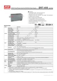 DRT-480-48 Datasheet Cover