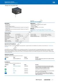 DS1-25-0002 Datasheet Cover