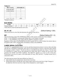DS1077LU-66+T Datasheet Page 7