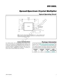 DS1080LU/T+A00 Datasheet Page 7