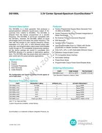 DS1089LU-22F+T Datasheet Cover