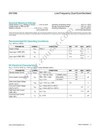 DS1099U-FA/V+ Datasheet Page 2