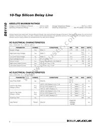DS1110E-150+ Datasheet Page 2