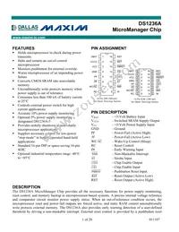 DS1236AS-10+T&R Datasheet Cover