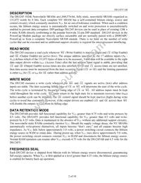 DS1245AB-70IND Datasheet Page 2