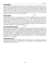 DS1270W-100IND Datasheet Page 2