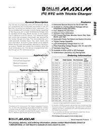 DS1340Z-33/T&R Datasheet Cover