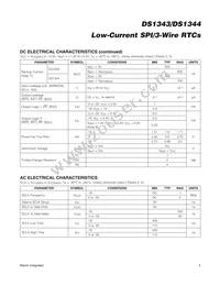 DS1344D-33+ Datasheet Page 3