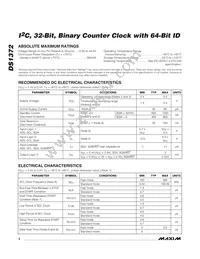 DS1372U+T&R Datasheet Page 2