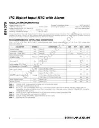 DS1375T+ Datasheet Page 2