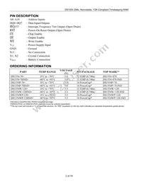 DS1554WP-120IND Datasheet Page 2