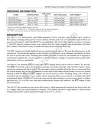 DS1557P-70IND Datasheet Page 2