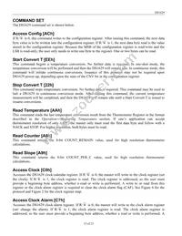 DS1629S-C05+T&R Datasheet Page 15