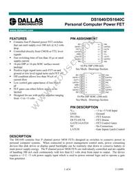DS1640S+T&R Datasheet Cover