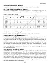 DS1643P-85+ Datasheet Page 5