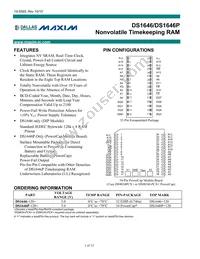 DS1646P-120+ Datasheet Cover