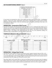 DS1780E/T&R Datasheet Page 8