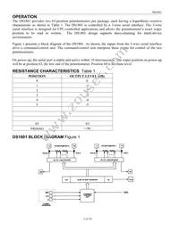 DS1801E-014/T&R Datasheet Page 2