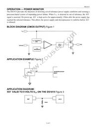 DS1815-5+ Datasheet Page 2