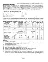 DS1825U+T&R Datasheet Page 2