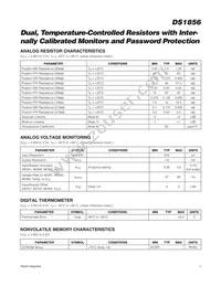 DS1856E-030+T&R Datasheet Page 3