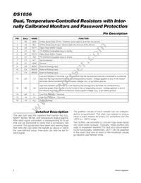 DS1856E-030+T&R Datasheet Page 8