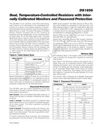 DS1856E-030+T&R Datasheet Page 13