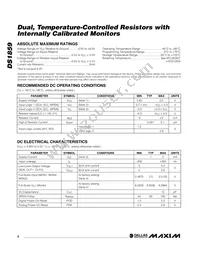DS1859E-015+T&R Datasheet Page 2