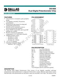 DS1868E-10+T&R Datasheet Cover