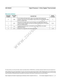 DS18S20-C01+ Datasheet Page 21