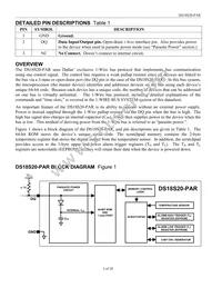 DS18S20-PAR+T&R Datasheet Page 2