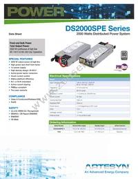 DS2000SPE-3 Datasheet Cover