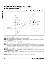 DS2050W-100# Datasheet Page 6