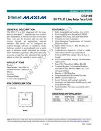 DS2149QN+T&R Datasheet Cover