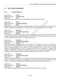 DS2154LNA2+ Datasheet Page 14