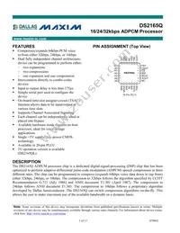 DS2165QN/T&R Datasheet Cover