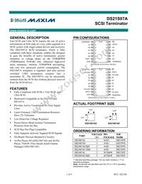 DS21S07AS+T&R Datasheet Cover