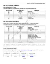 DS2413P-037-01+T Datasheet Page 17